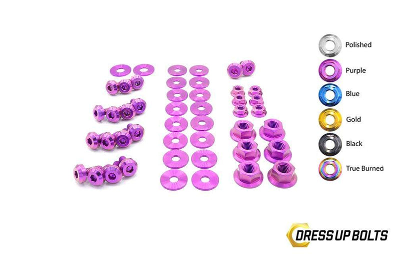 Dress Up Bolts Stage 1 Titanium Hardware Engine Bay Kit - Nissan S15 (1999-2002)