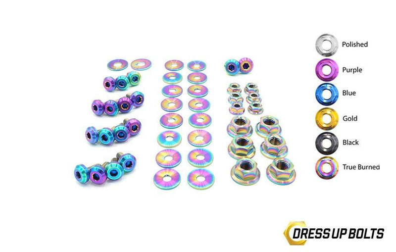 Dress Up Bolts Stage 1 Titanium Hardware Engine Bay Kit - Nissan S15 (1999-2002)