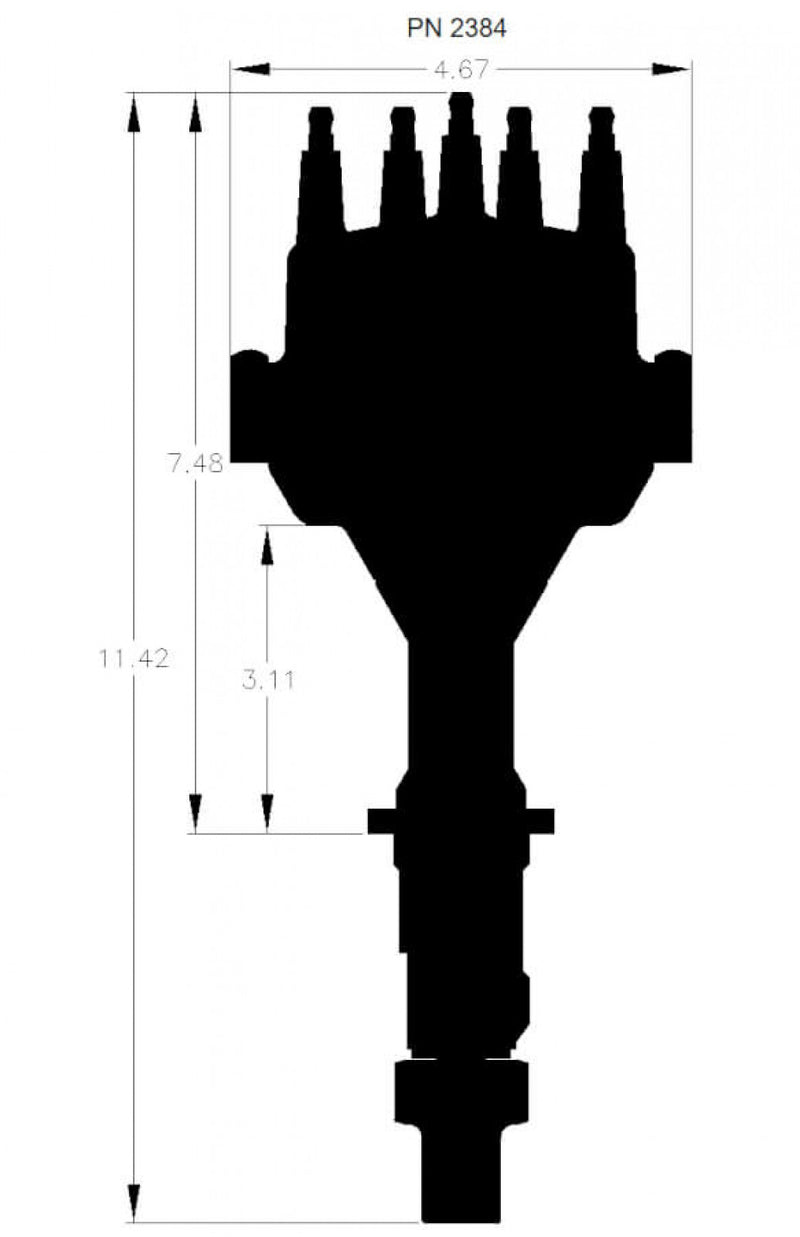 Pontiac V8 Dual Sync Distributor