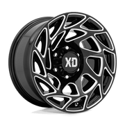 XD860 22X12 8X6.5 G-BLK MILL -44MM