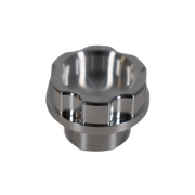 Raw and black anodized TooHighPsi oil fill caps