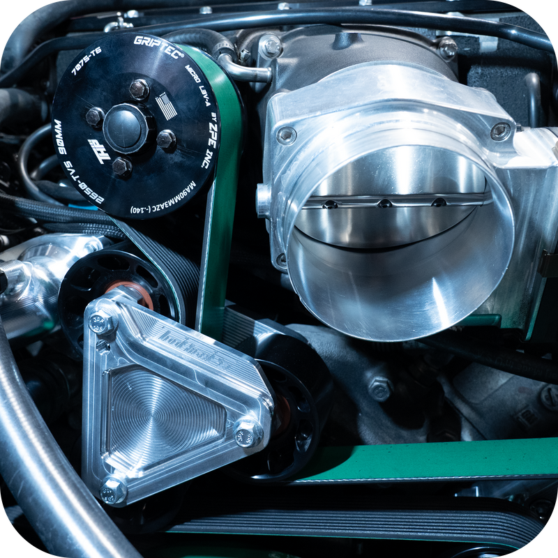 SLAYER additional supercharger idler placement