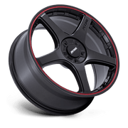P2E 20X8.5 5X112/120 74 +35 M-BLK RD-LP