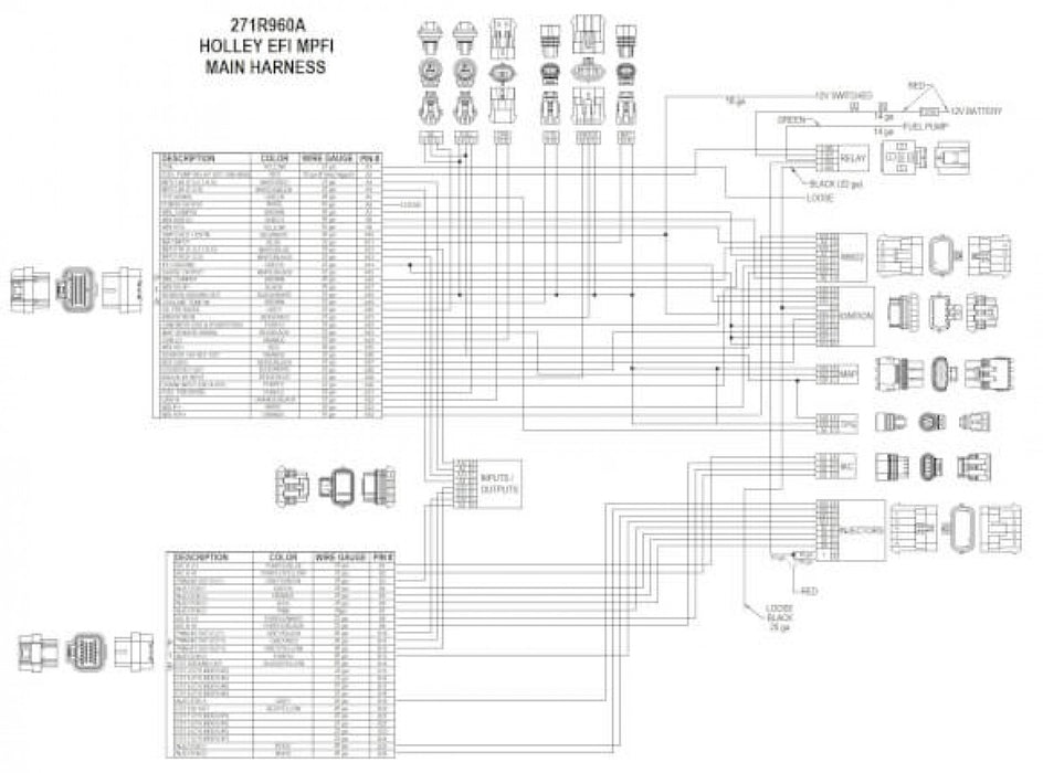 Holley EFI HP EFI Universal MPI Retrofit Kits