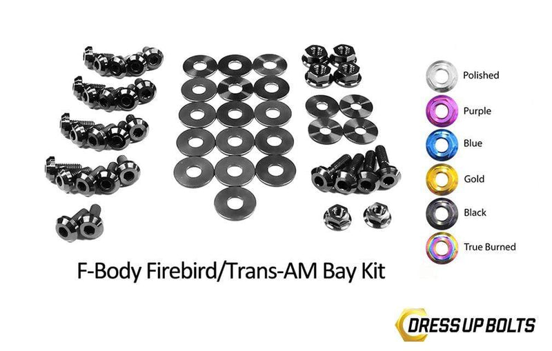 Pontiac Firebird/Trans Am (1998-2002) F-Body Titanium Dress Up Bolts Engine Bay Kit