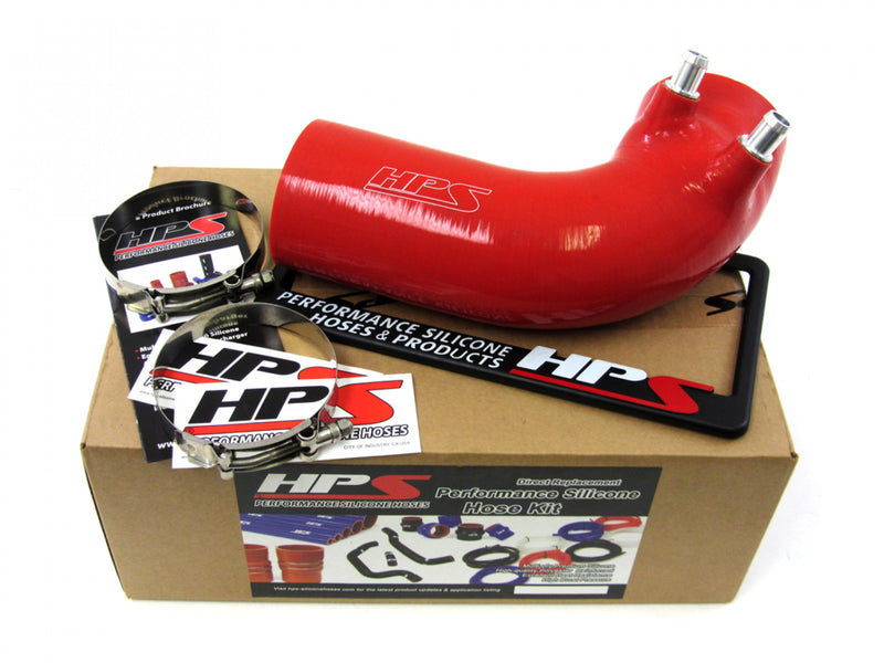 HPS Red Reinforced Silicone Post MAF Air Intake Hose Kit for Lexus 08-12 ISF V8 5.0L