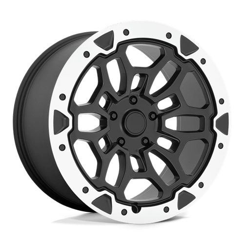 PR215BM 22X10 6X5.5 78.1 M-BLK MACH 19MM