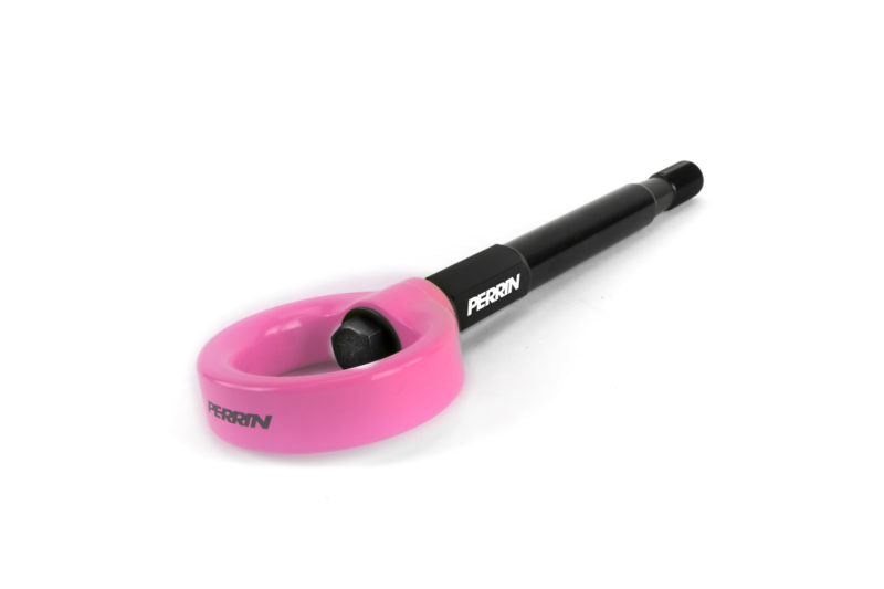 PERRIN [13-25 BRZ, 13-20 FRS/Toyota 86, 22-25 GR86] Rear Tow Hook Kit - Hyper Pink | PSP-BDY-255HP