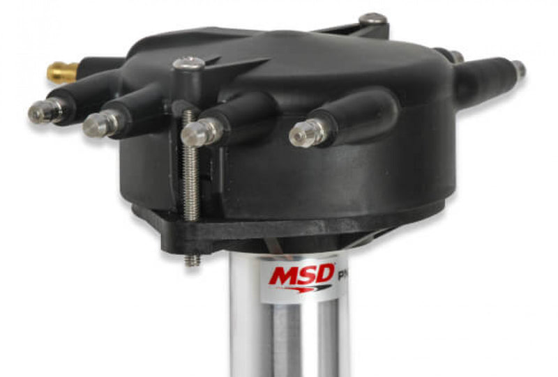 Chevy Super Tall Block Black Crab Cap Distributor