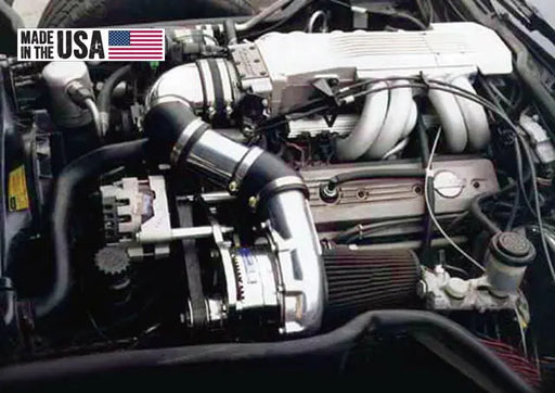 Manufacturer Corvette C4 L98 TPI ProCharger installation reference; pictured finish and configuration may differ from selected kit
