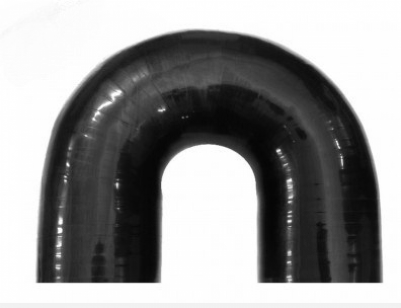 BOOST Products Silicone Elbow 180 Degrees, 1-3/4" ID, Black