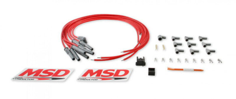 Super Conductor Spark Plug Wire Set, Multi-Angle Plug, HEI Cap