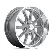 US Mags U111 22x11 5X5.0 Eagle Gray with Diamond-Cut Lip wheel - view 1