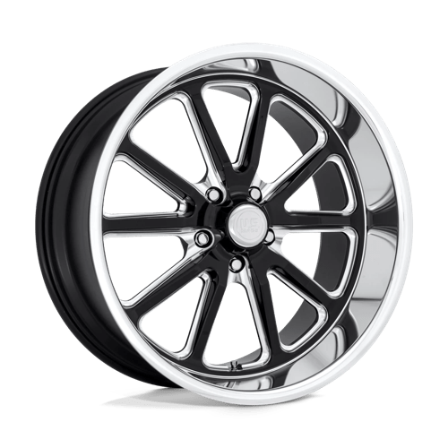 US Mags U117 18x9.5 5X4.75 Gloss Black Milled wheel - view 2