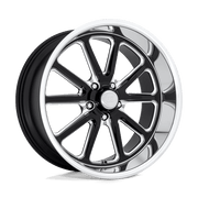 US Mags U117 20x9.5 5X4.75 Gloss Black Milled wheel - view 2