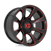 XD854 20X10 6X135/5.5 GBLK MILL RTCC -18