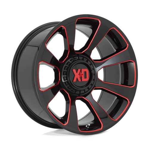 XD854 20X10 6X135/5.5 GBLK MILL RTCC -18