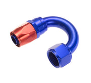 Redhorse -8AN 180-Degree Swivel-Seal Hose End, Red/Blue - view 1