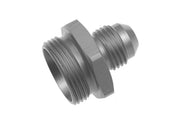 Redhorse -6AN to 7/8-20 Holley Dual-Feed Fitting, Silver - view 1