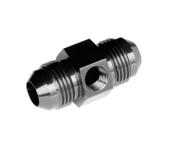 Redhorse -4AN Male-to-Male Hex Fitting with 1/8-Inch NPT Port, Black - view 1