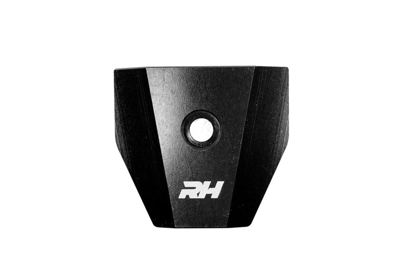 Redhorse -10AN Inlet to Dual -8AN Outlet Y-Block, Black - view 1