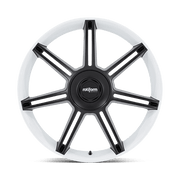 FRA 22X10 5X130 71 +56 WHT M-BLK-SPK