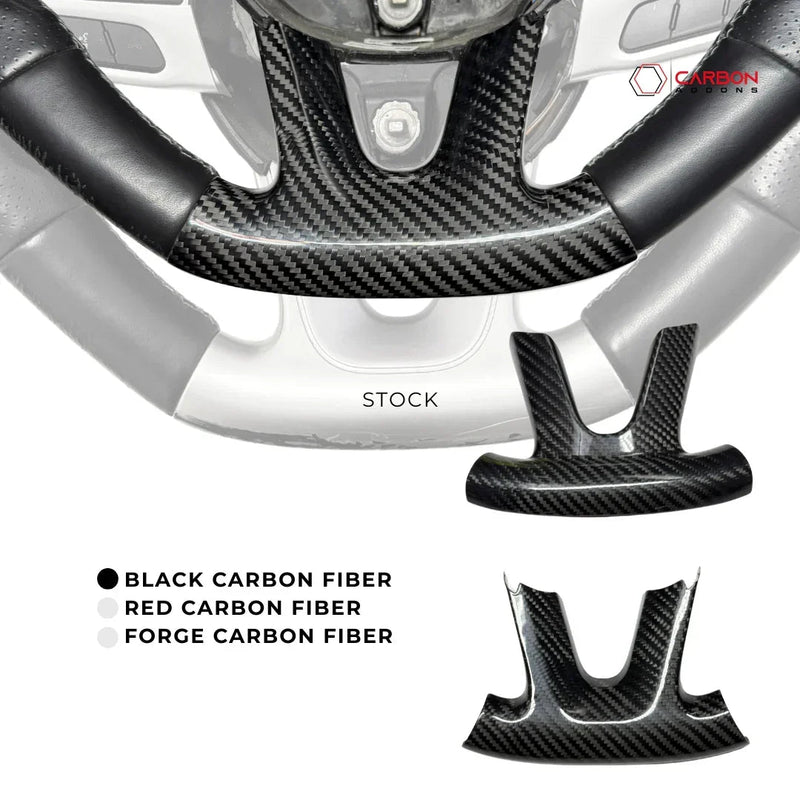 Dodge SRT Charger Challenger Durango 2015+ Carbon Fiber Bottom Lower Steering Wheel Trim Cover