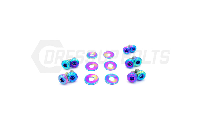 Dress Up Bolts Titanium Hardware Trunk Kit - Subaru BRZ (2013-2020)
