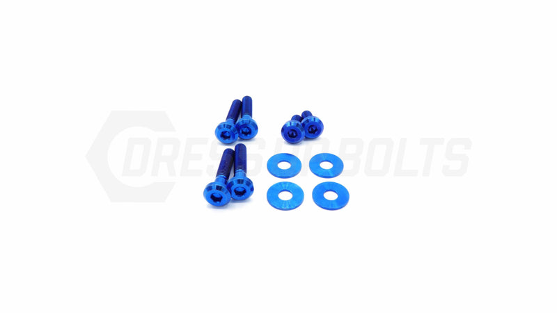 Dress Up Bolts Titanium Hardware Trunk Kit - Subaru Impreza GC8 (1992-2001)