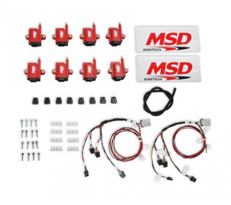 MSD Ignition Coil - Smart - Big Wire Kit - Red