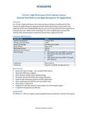 Stanadyne LT4 Gen 1 high-performance direct injector technical specifications