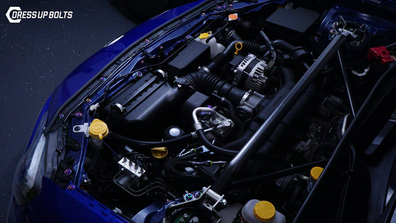 Dress Up Bolts Stage 2 Titanium Hardware Engine Bay Kit - Subaru BRZ (2013-2020)