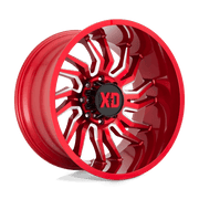 XD858 22X10 8X6.5 CANDY RED MILLED -18MM