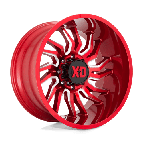 XD858 22X10 8X6.5 CANDY RED MILLED -18MM