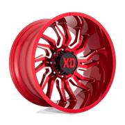 XD858 22X10 6X5.5 CANDY RED MILLED -18MM