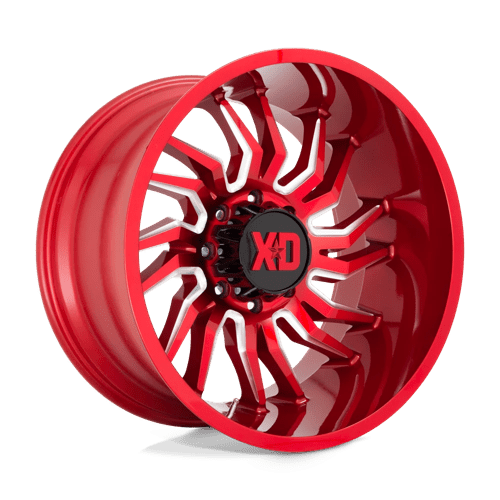 XD858 22X10 8X6.5 CANDY RED MILLED -18MM