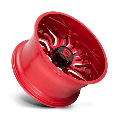 XD858 22X10 8X6.5 CANDY RED MILLED -18MM