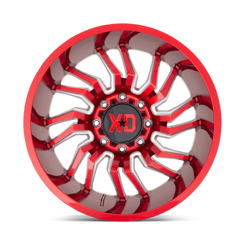 XD858 20X10 6X135 CANDY RED MILLED -18MM
