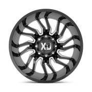 XD858 22X10 5X5.5 GLOSS BLACK MILL -18MM