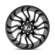 XD858 22X10 6X135 GLOSS BLACK MILL -18MM