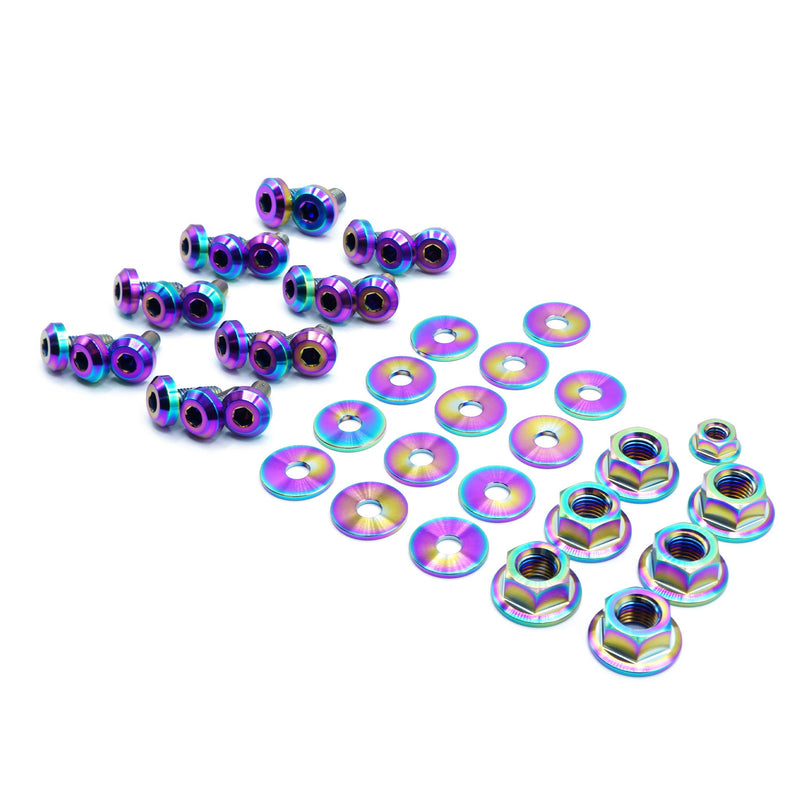 Dress Up Bolts Titanium Engine Bay Kit - Toyota Supra MKIV (1993-2002)