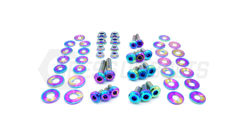 Dress Up Bolts Stage 1 Titanium Hardware Engine Bay Kit - Toyota Supra MKV