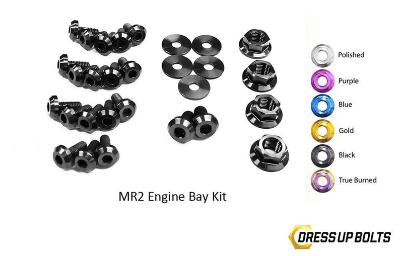 Toyota MR2 W20 (1990-1999) Titanium Dress Up Bolts Engine Bay Kit