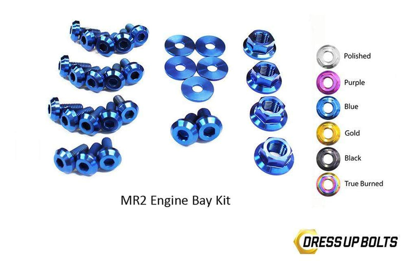 Toyota MR2 W20 (1990-1999) Titanium Dress Up Bolts Engine Bay Kit