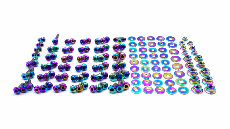 Dress Up Bolts Stage 3 Titanium Hardware Engine Bay Kit - Toyota Supra MKIII (1986-1992)