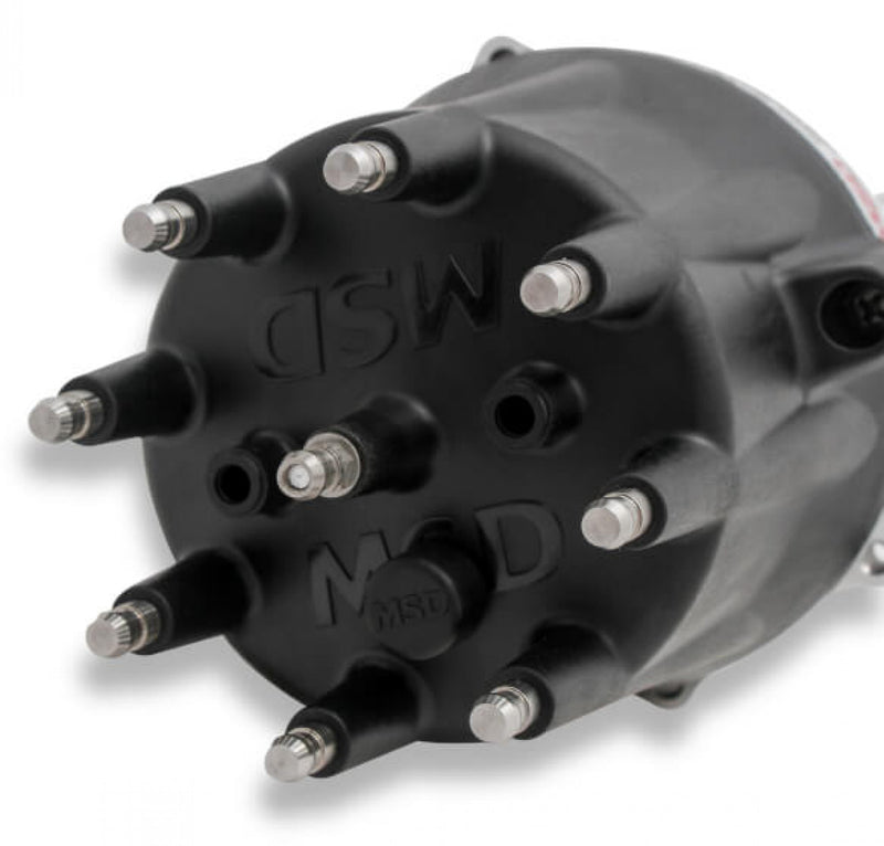 Chevy V8 Pro-Billet Distributor w/Black Cap