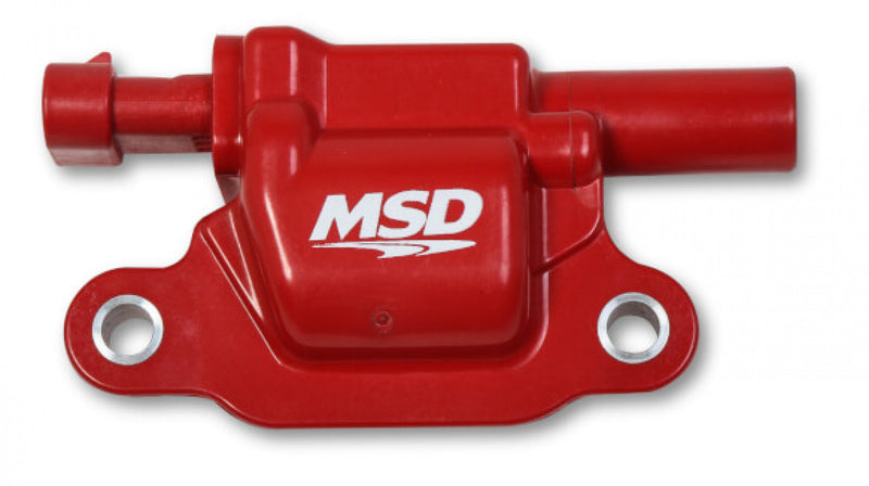 MSD Ignition Coil - GM Gen V Blaster Series - Gen V Direct Injected Engine - Red - Square