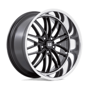 US Mags U138 22x10.5 5X5.0 Gloss Black with Diamond-Cut Lip wheel - view 1