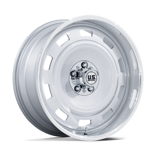 US Mags U143 22x9 6X5.5 Silver with Diamond-Cut Lip wheel - view 1