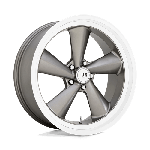 US Mags U137 22x9 5X5.0 Anthracite with Diamond-Cut Lip wheel - view 1